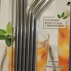 Eco-Friendly Stainless Steel Straw Set